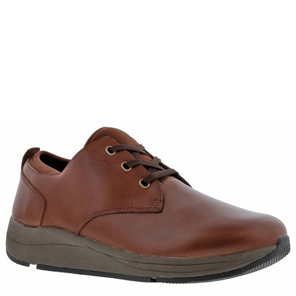 NEW DREW men's armstrong casual shoe in brandy